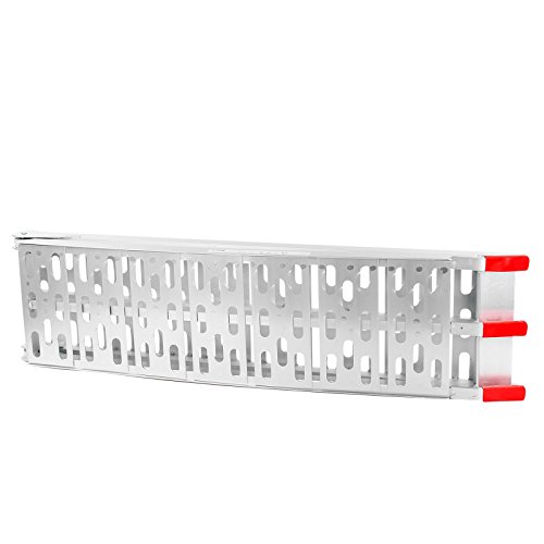 Motorrad Auffahrrampe Alu klappbar 220 cm x 28 cm 340 Kg inkl Spanngurt – Bild 4
