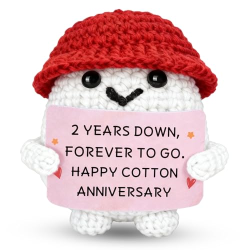 2 Year Anniversary Cotton Gifts for Him Her, Cotton Anniversary Wedding Gift for Husband Wife...
