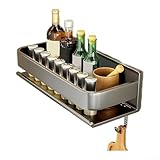 Estante de almacenamiento de cocina montado en la pared hecho de acero al...