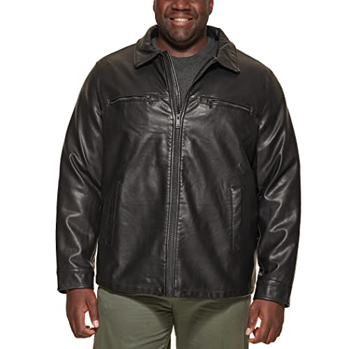 Image of Dockers Men's James Faux Leather Jacket (Regular, Big & Tall Sizes)
