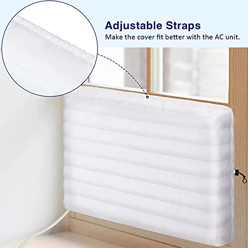 KylinLucky Indoor Air Conditioner Cover AC Cover for Inside Window Unit 17 x 13 x 3 inches(L x H x D),White - Thumbnail 5