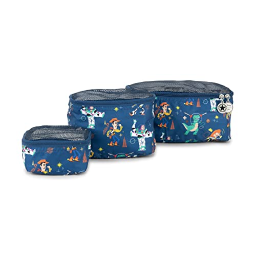 Image of JuJuBe Disney and Pixar Toy Story Be Organized, Packing Cubes, Purse Organizer, Diaper Bag, Luggage, Suitcase, Carry On or Duffle Travel Pouches for Organization, Zipper Bag, 3 Pouch Set