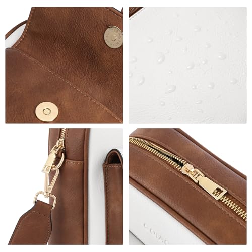 Image of GOIACII Crossbody Bags for Women Travel Purses Leather Handbags Medium Shoulder Bag with Adjustable Strap