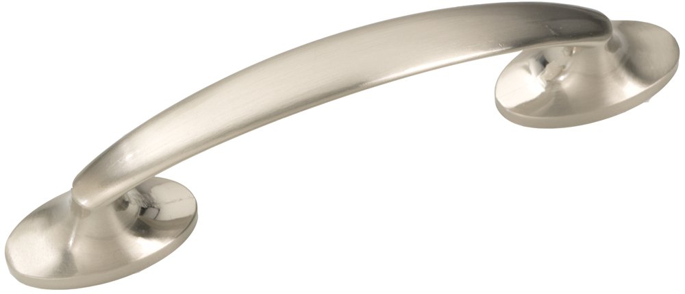 Hickory Hardware P3448-SN 3-Inch Luna Cabinet Pull Handle, Cupboard, Satin Nickel