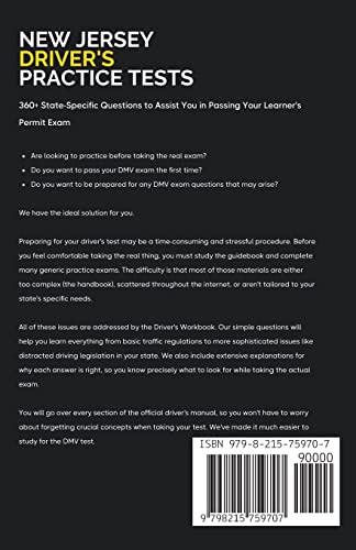 New Jersey Driver's Practice Tests: 8