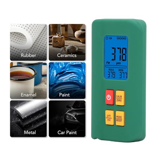 Medidor Digital de Espesor de Recubrimiento de Alta Precisión, Rango 0-1500 μm, con Pantalla LCD, para Pintura Automotriz y Metal miniatura 3