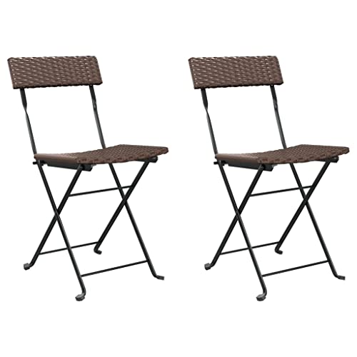 Chaise de bistrot pliable pour petit balcon gain de place et stable - 4