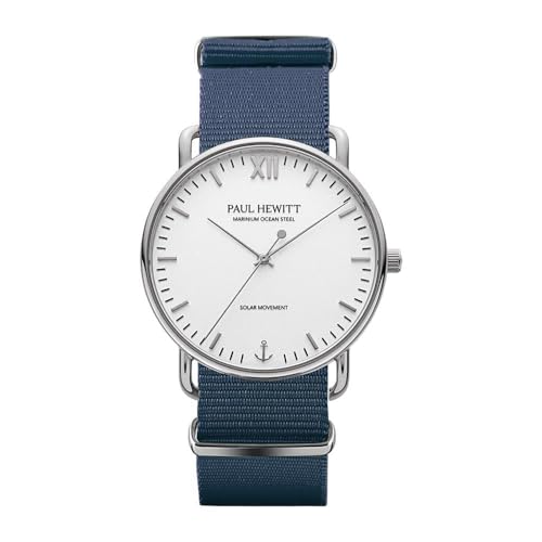 PAUL HEWITT Herren-Uhren Analog Solar One Size Blau 88723287