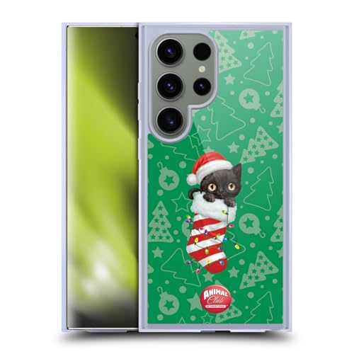 Coque Samsung S24 Ultra MagSafe Chat de Noël antichoc housse silicone flexible