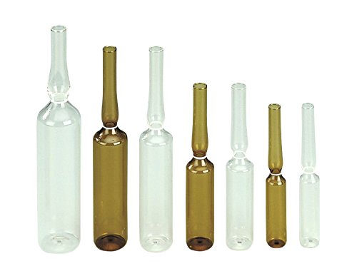 Neolab 3 1260 Spike Fiolax Viales de Cristal Transparente, Pack de 2 ml - 72 mm x 10,75 mm (646)