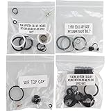 RockShox Service-Sets enthalten O-Ringe, Gleitringe, Luftventilkappen, Luftventile, C-Clips, untere Stoßstangen, Quetschscheibe usw.