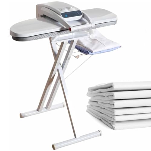 Grande presse à vapeur avec écran LED, presse à vapeur numérique avec 5 réglages de tissu, presse à repasser intelligente pour la maison et le commerce, capacité du réservoir de 300 ml,80cm