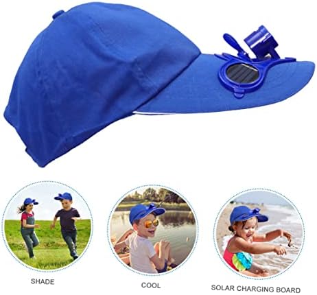TIDTALEO 1pc Children's Fan Cap with Switch Boys Hat Girls Hats Boy Sun Hat Girl Hats Kids Sports Cap with Fan Energy Storage Hat Cotton Red Sun Storage Cap Summer Supplies Sun Block Summer