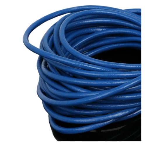 Cordón de cuero de 3mm para crear pulseras artesanales y joyería DIY en color beige de 5 metros 6