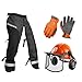 Husqvarna 590091101 Classic Personal Protective Power Kit with Chainsaw Chaps, Forest Helmet and Safety Gloves, Chainsaw Safety Equipment