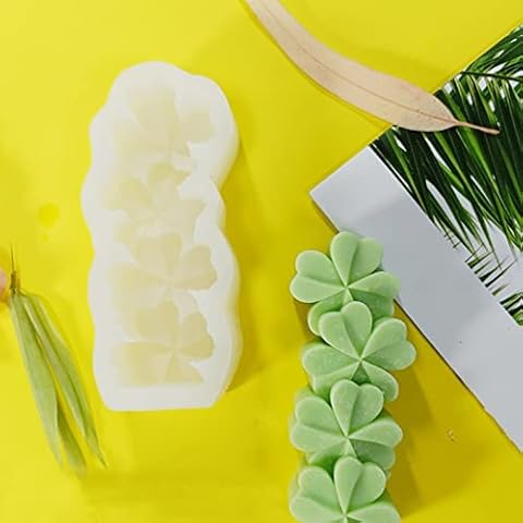MNJR Kerzen Silikonform Blumen Herz, 3D Blumen Silikonform, Herzform Backform Silikon, Kunstharz Gießen Formen für DIY Gießformen Seife Aromatherapie Gips Kunsthandwerk Cover
