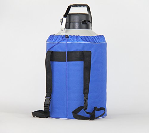 U.s.solid 6L Cryogenic Container Liquid Nitrogen Tank Semen Dewar With 6 Canisters Carry Bag #TOP2