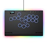 Picture of Haute42 Leverless Controller Arcade Stick: Aluminum Leverless Arcade Stick M Ultra GEN2 with Lock Button & RGB Lighting, Arcade Controller Street Fight for PC/PS3/PS4/Switch Game,Low-Profile Switch Arcade Stick Support Hot Swap & SOCD