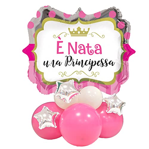 KREA CENTROTAVOLA Palloncino Nascita Bimbo o Bimba...