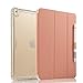 Valkit For iPad Air Case, iPad Air 2 Cover, New iPad 9.7 2017/2018 Case, Smart Stand Protective Heavy Duty Rugged Impact Resistant Armor Cover with Apple Pencil Holder,Rose gold