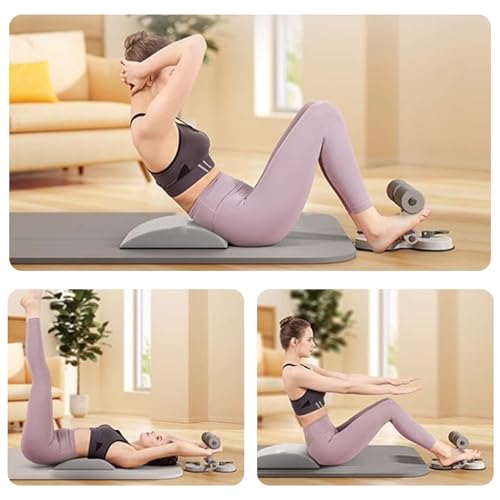 Sit Up Assistant Device Floor Sit Up Bar Portable Sit Up Exercise Equipment with Suction Cup for Abdominal Training - Image 3