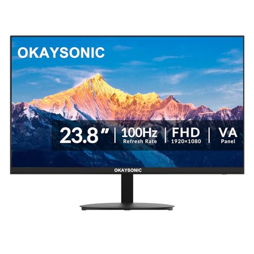 Image of Office Monitor 100HZ 1ms, AMD FreeSync, 100% sRGB, Eyecare Monitor with Speakers, HDMI VGA & VESA Mount