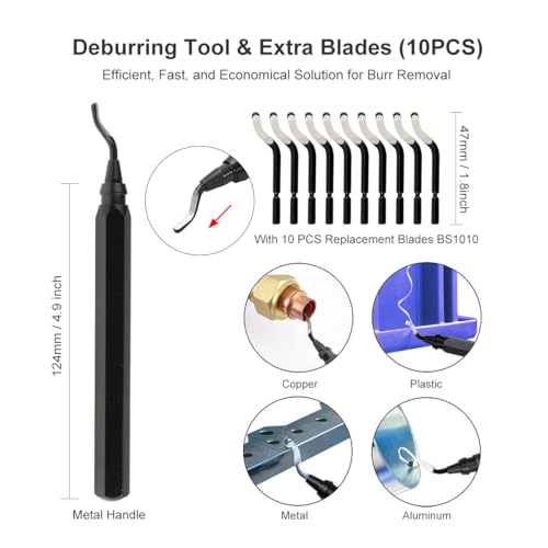 93 Pcs 3D Printing Tools Kit, Complete 3D Printer Tools, 3D Printer Accessories (Deburring Tools, Art Knife Set, Drill, Screwdriver Set ...) for Removal, Smoothing, Deburring, Craving, Maintenance