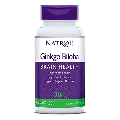 Natrol Ginkgo Biloba 120Mg Capsules, 60 Count #TOP28