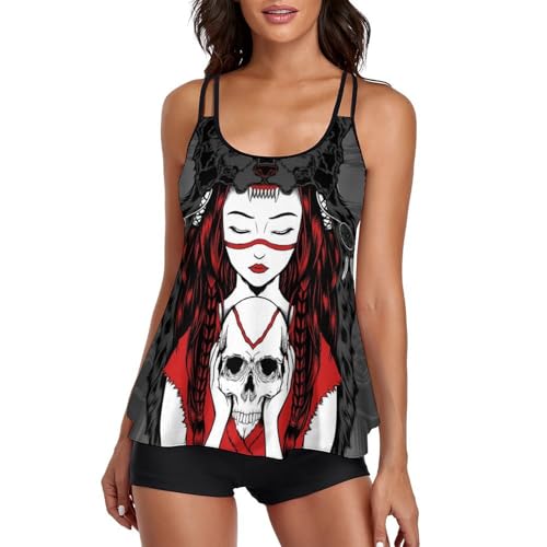 Tankini femme avec robe de plage et shorty pour vos journées ensoleillées