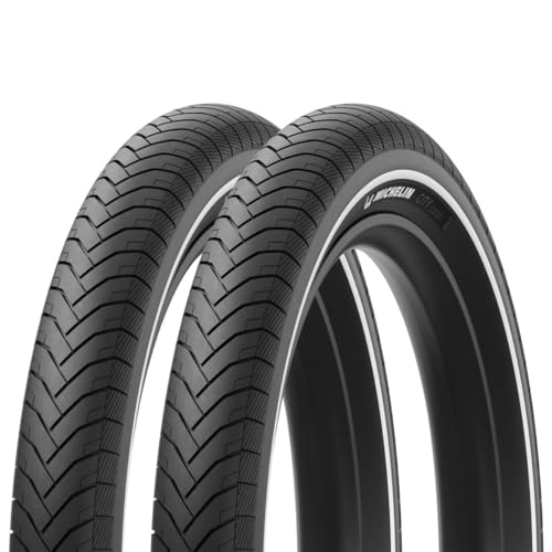 Pneus vélo ville MICHELIN par 2 : pneu urbain haute adhérence vtc