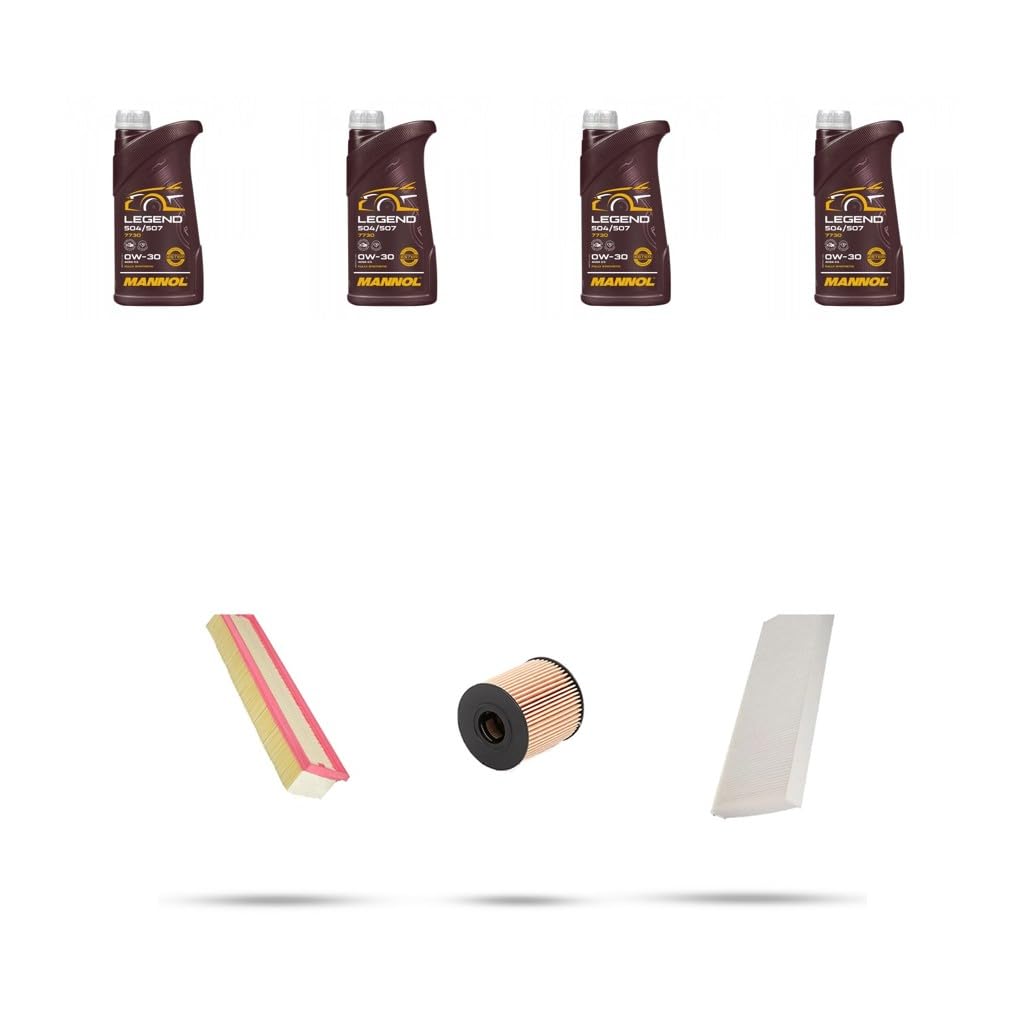 Kit tagliando 3 FILTRI e 4L OLIO M compatibile con Mini Cooper II (R55,R56,R57,R60) 1.6 88kw dal 2006