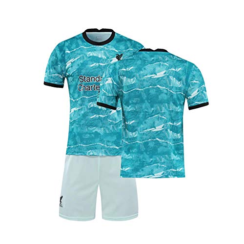 LCHENX-Hombres 2021 Liverpool Football Club # 10 Sadio Mane Conjunto de Camiseta de Aficionados Al Fútbol,B Green,M