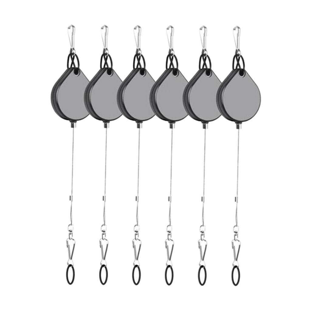 CALANDIS™ Set of 6 Premium VR Cable Management Ceiling Pulley System Heavy Duty Black | PC & Console VR Headsets | Virtual Reality-image-21