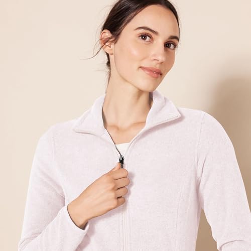 Image of Amazon Essentials Women's Classic-Fit Full-Zip Polar Soft Fleece Jacket, Outerwear Coat with Cuffs (Available in Plus Size)