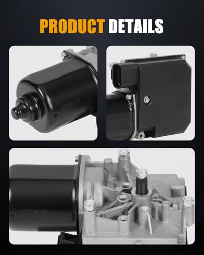 Image of ROADFAR Front Windshield Wiper Motor Fit for Buick for Century 1997-2005 | For Buick For Regal 1997-2004|For Chevrolet 2000-2005|For Oldsmobile|For Pontiac|Replace 12494761|401012|6 Pins