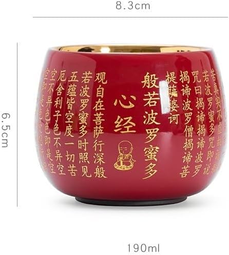 Tea Cup Gilded Teacup, Host, Set, Personal, Gold, Single Soaking Container(B)