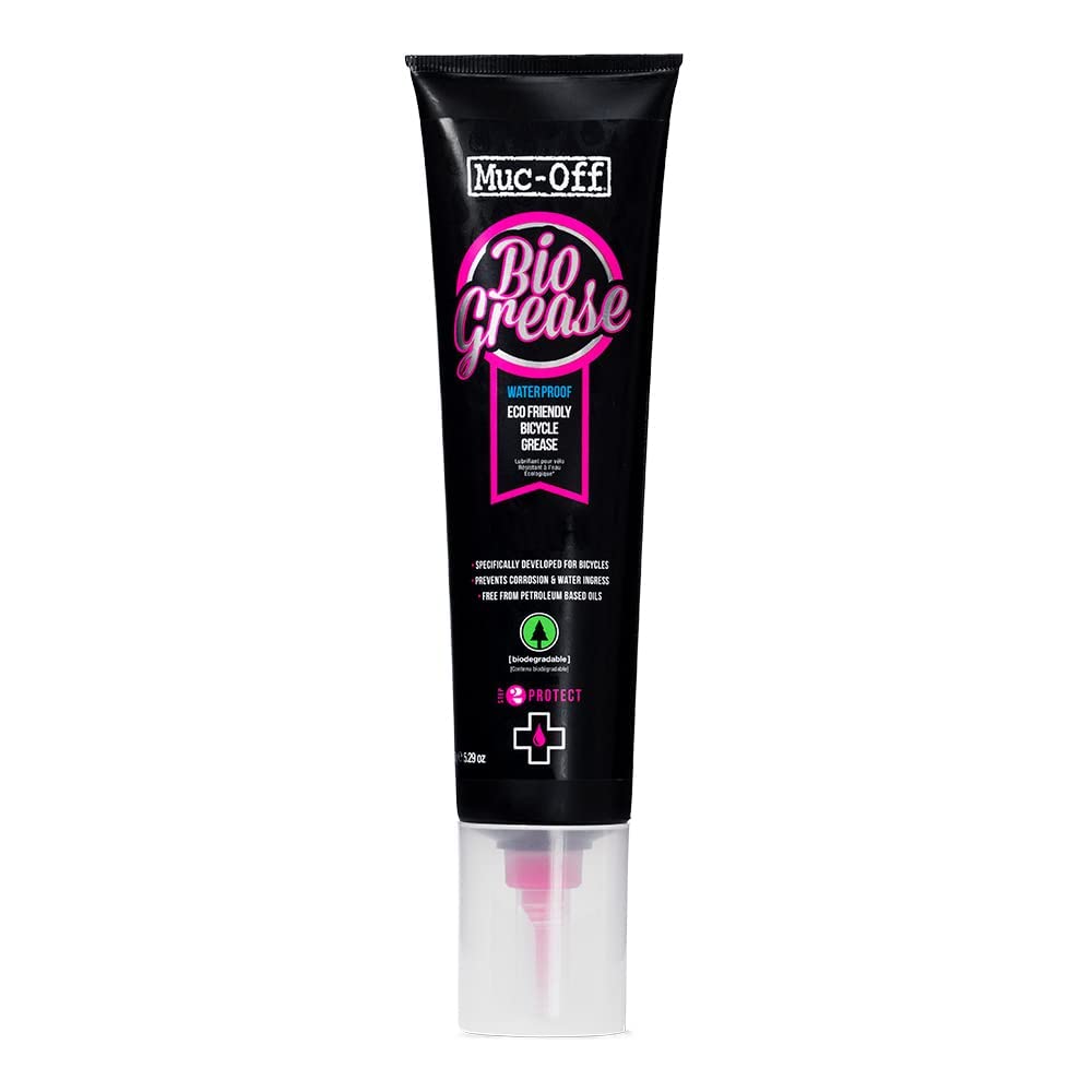 Muc-OffBio Grease, 150g - Biodegradable Bike Grease for Pedals, Bearings and Components - Water-Resistant Bike Assembly Grease