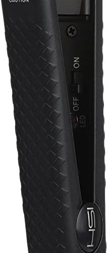 HSI Professional Glider Mini 0.5" Flat Iron - Small, Lightweight & Portable Travel Size Straightening Iron - Quick & Easy Hair Design & Enhancement for Men & Women