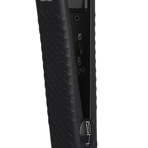 HSI Professional Glider Mini 0.5" Flat Iron - Small, Lightweight & Portable Travel Size Straightening Iron - Quick & Easy Hair Design & Enhancement for Men & Women