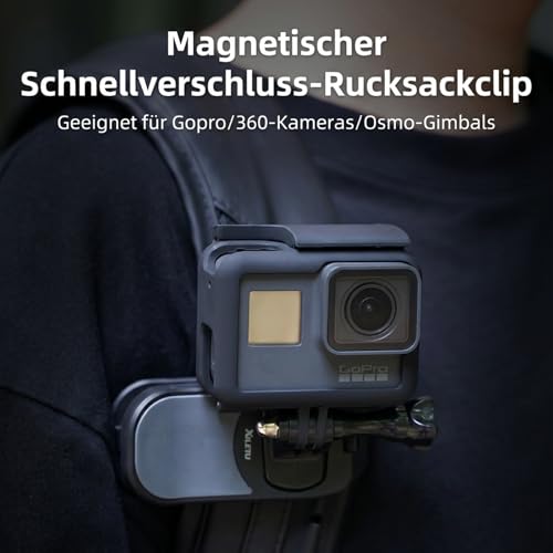 Soporte magnético para cámara de acción con anclaje rápido de pecho para DJI Osmo e Insta360 3