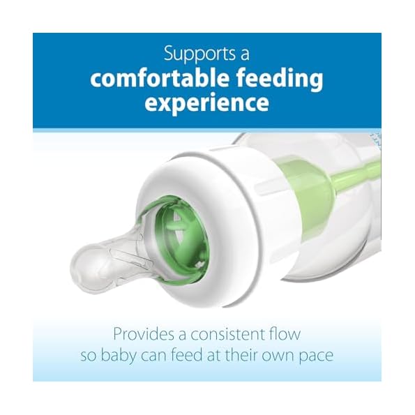Dr-Browns-Natural-Flow-Level-2-Narrow-Baby-Bottle-Silicone-Nipple-Medium-Flow-3m-100-Silicone-Bottle-Nipple-6-Count