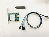 SXTAIGOOD H1110 SAS 6Gbps LSI 9211-4i HBA P20 IT Mode for ZFS FreeNAS unRAID + SFF8087 SATA Cable