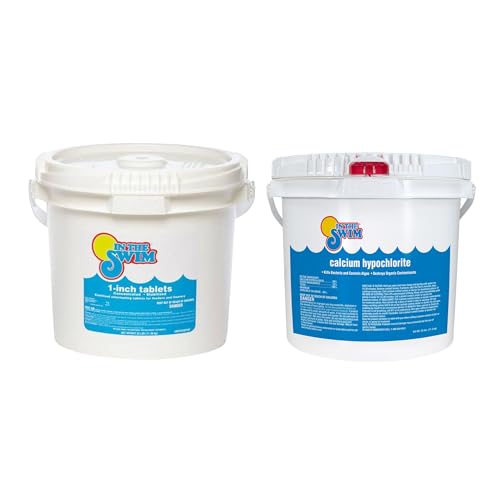 Image of In The Swim 1 inch Chlorine Tablets and Cal-Hypo Shock - Large Bundle