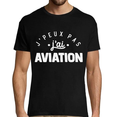 T-shirt J'peux pas aviation 2, le cadeau anniversaire idéal pour papa