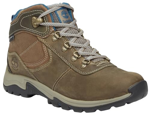 Timberland Timberland Women's Mt. Maddsen Mid Leather Waterproof Hiker Hiking Boot, Medium Grey, 11