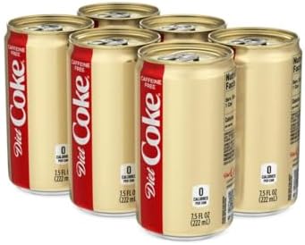 Diet Coke Caffeine Free Diet Coke, (6 Count of 7.5 Fl Oz Cans) 45 Fl Oz