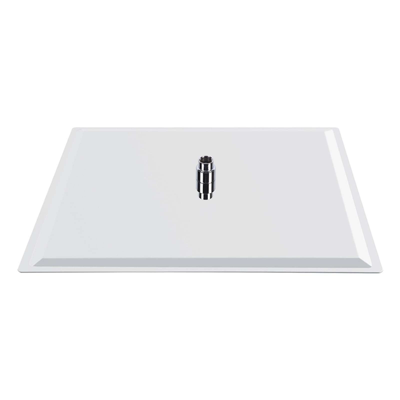 Fafeicy Cabezal de Ducha de Lluvia Cuadrada de 20 Pulgadas, Rociador de Ducha de Acero Inoxidable con Boquillas de Silicona, Moderno Accesorio de Baño de Gran Lluvia para el