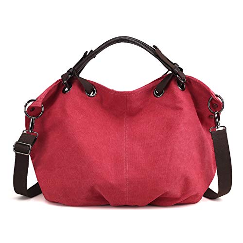 MANYIP Bolsos de Mujer Bolso Bandolera Lienzo Bolso Hombro Mujer Bolso Bandolera Bolso Totalizador,Bolsas de asa superior con Cover