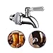 HONPHIER Beverage Dispenser Spigot Replacement SUS304 Stainless Steel Replacement Spigot for Glass Ceramic Drink Beverage Dispenser, Juice Cold Drink Water Tea Wine Barrel Beer Faucet Tap (12mm)