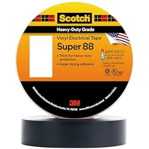 3M Scotch Super 88 Hochleistungs-Vinyl-Isolierband 36 Yards